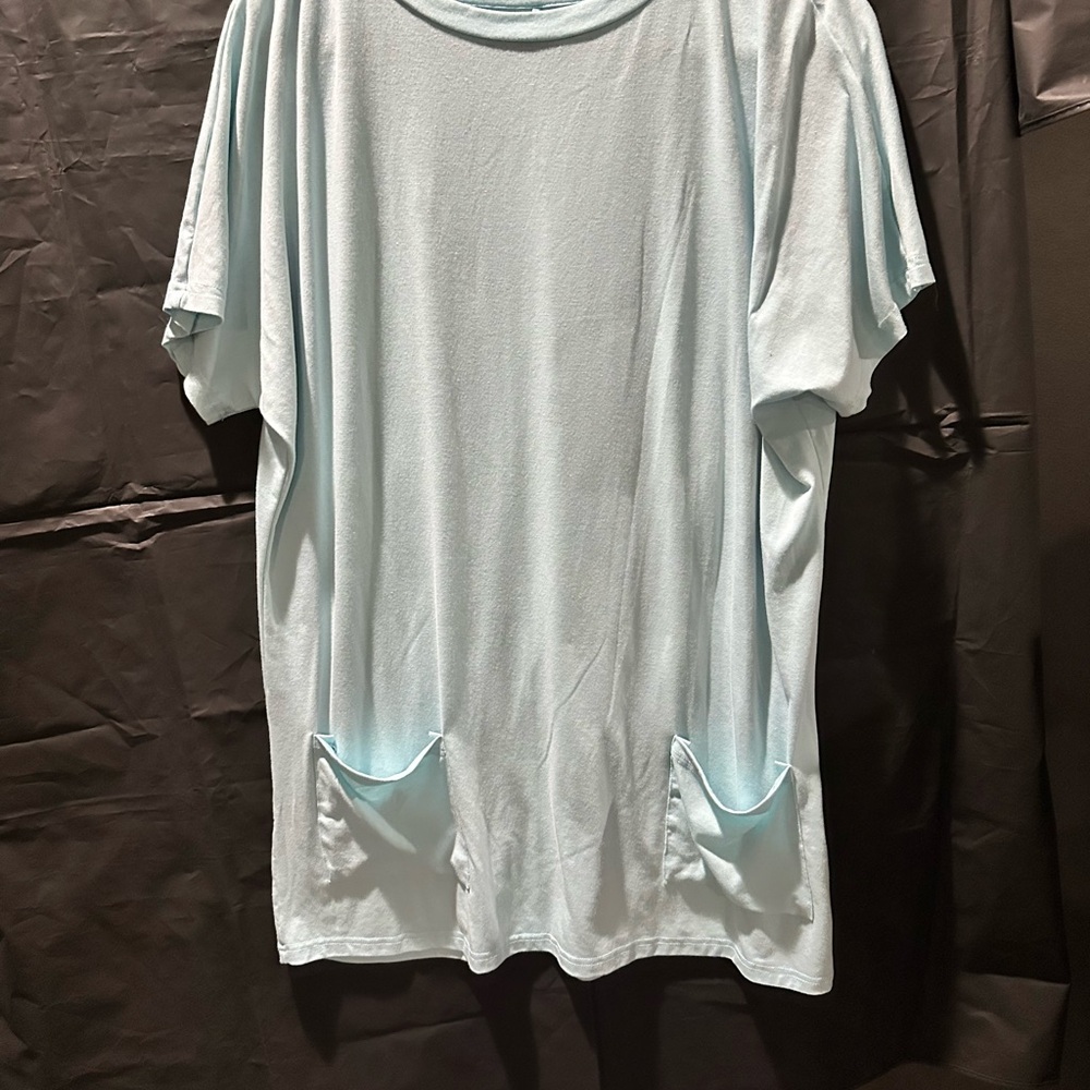 Blue Tunic with Soft Fabric and Classic Fit